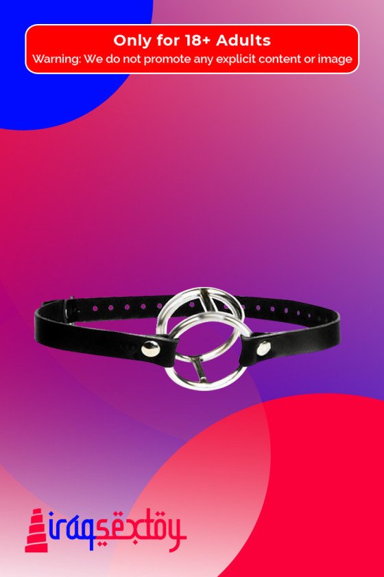 Double Metal Ring Gag for Him & Her BDSM-003