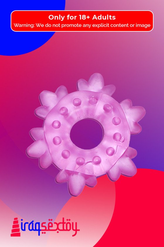 Heavy Cock Ring-Ice Flower CR-006