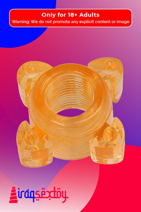 Transparent 4 Tube FingerCock Ring CR-010