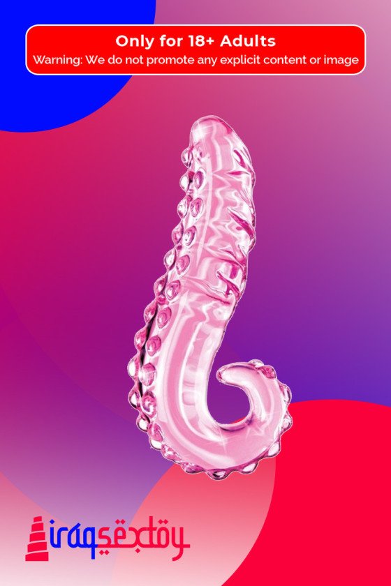 Kiss of Tongue Crystal Glass Dildo Anal Toy GD-002