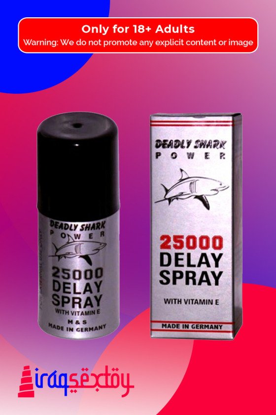 Deadly Shark 25000 Delay Spray for Men with Vitamin E DTZ-007