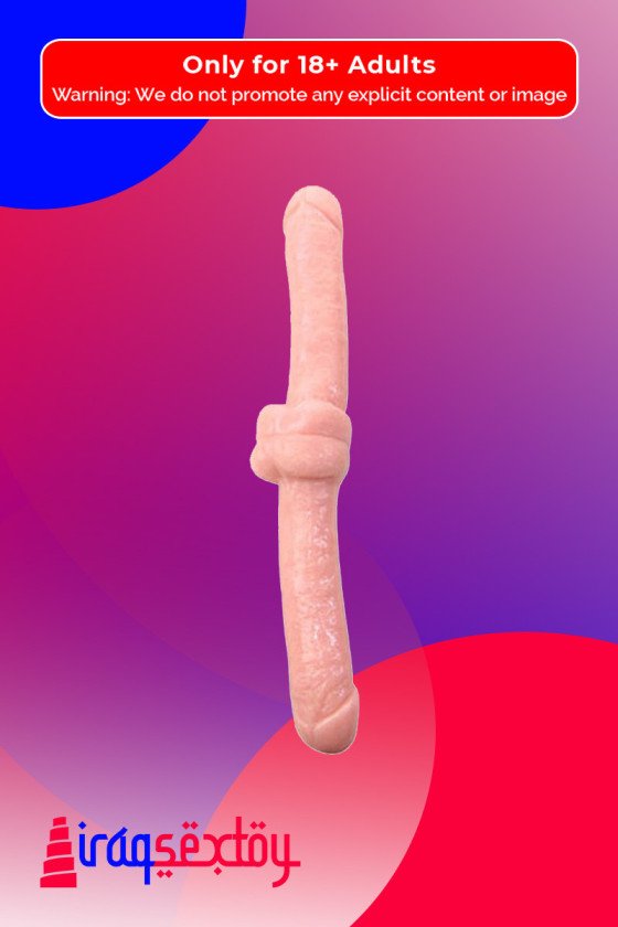 Realistic Double Dong Penis Shaped End  Realistic Non Vibrator RSNV-015